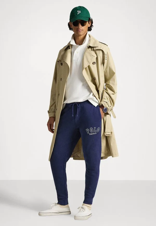Спортивные брюки-джоггеры из флиса с логотипом в западном стиле от rl. Polo Ralph Lauren, Cruise Navy — фото 2