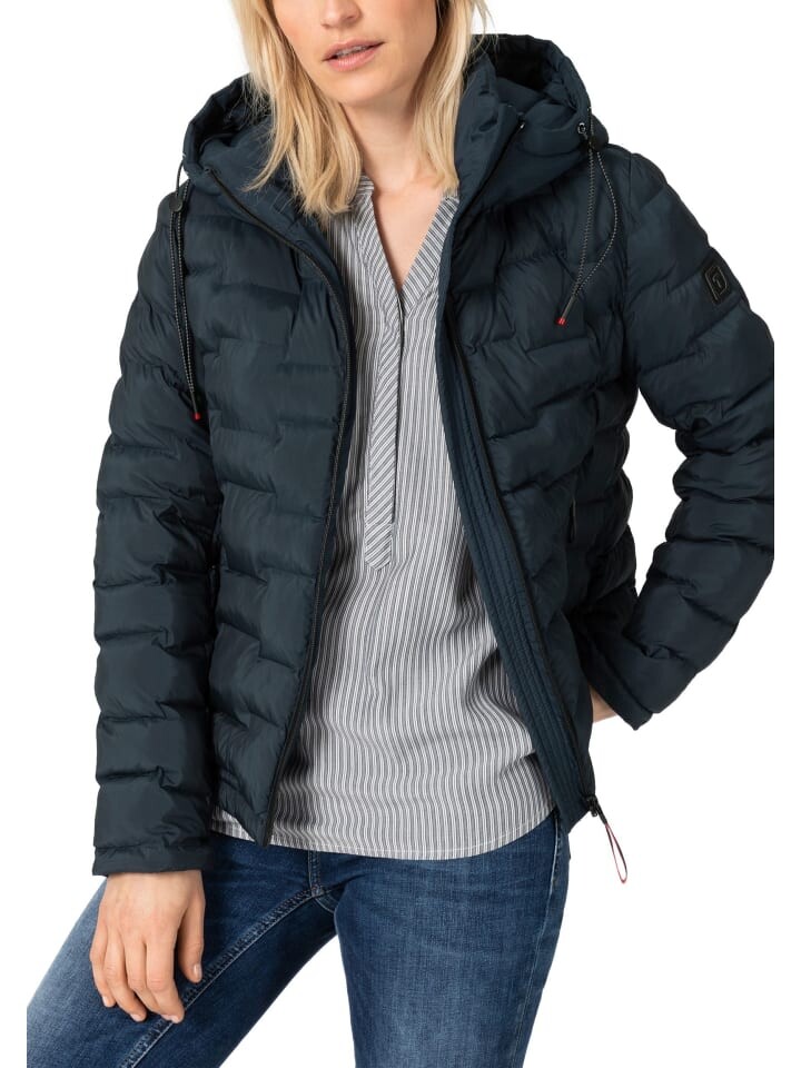 

Куртка Timezone Puffer-Jacke wasserabweisend recycelte Wattierung, темно-синий