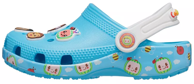 Классические сабо Crocs Toddler CoComelon, цвет Electric Blue — фото 4
