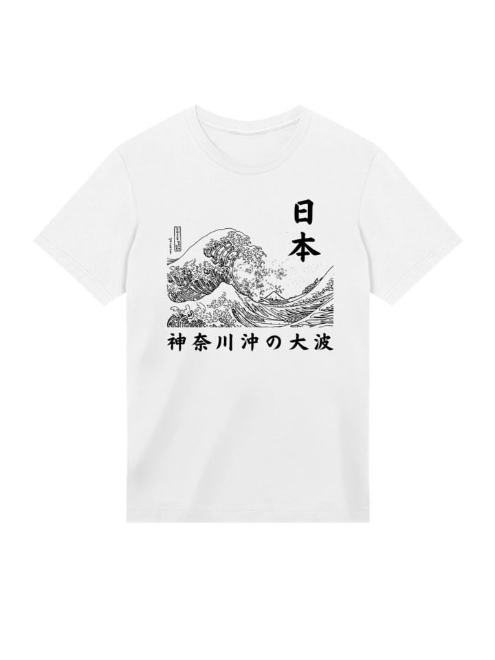 

Футболка F4NT4STIC T-Shirt Kanagawa Welle Golden Gai, белый
