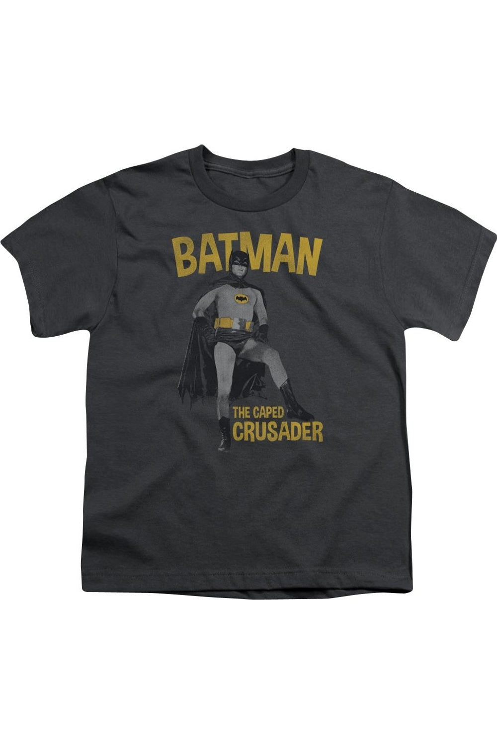 

Футболка с коротким рукавом для детей "Batman Classic TV: Крестоносец в плаще" Gildan, Charcoal