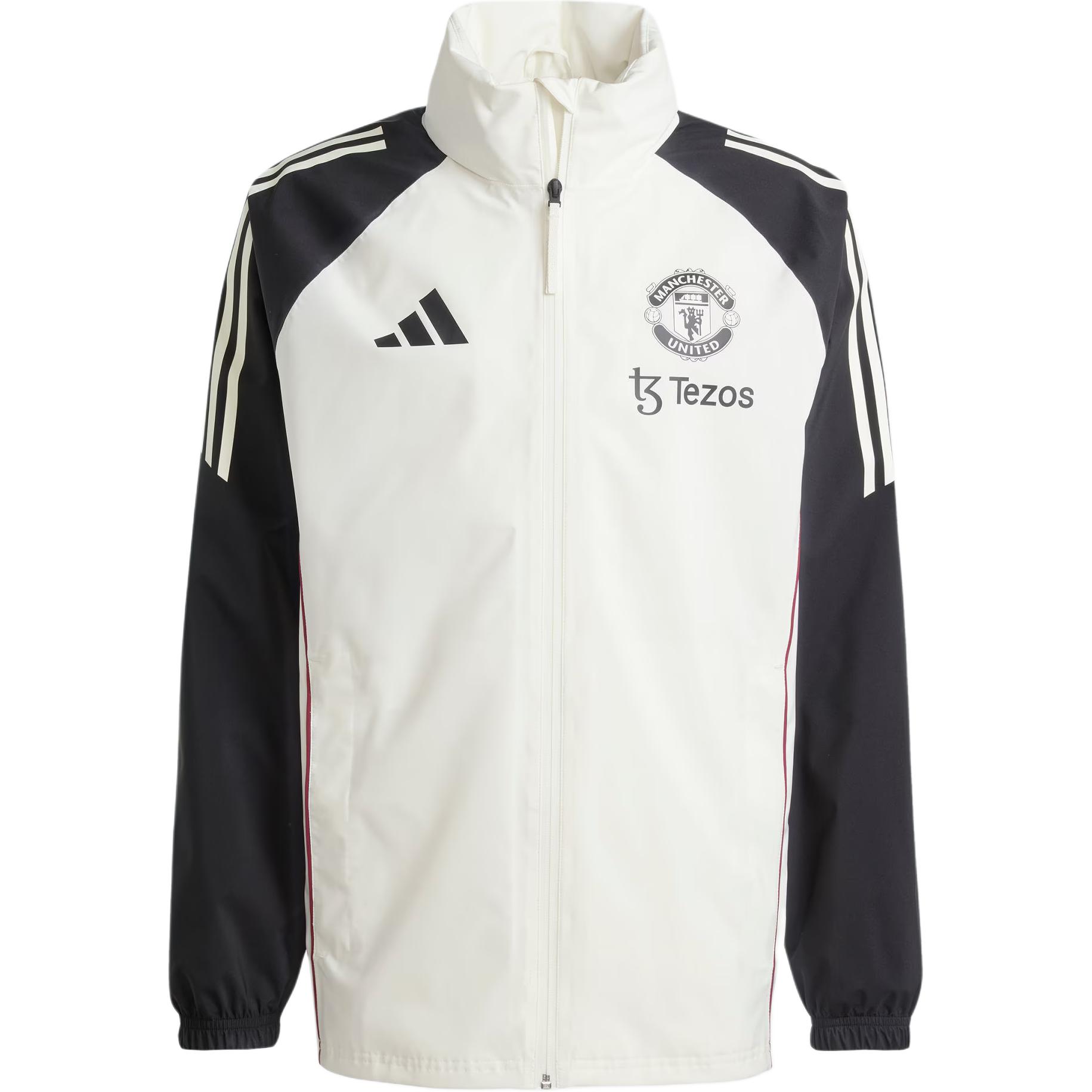 Куртка MUFC мужская Jade White/Black Adidas — фото 2