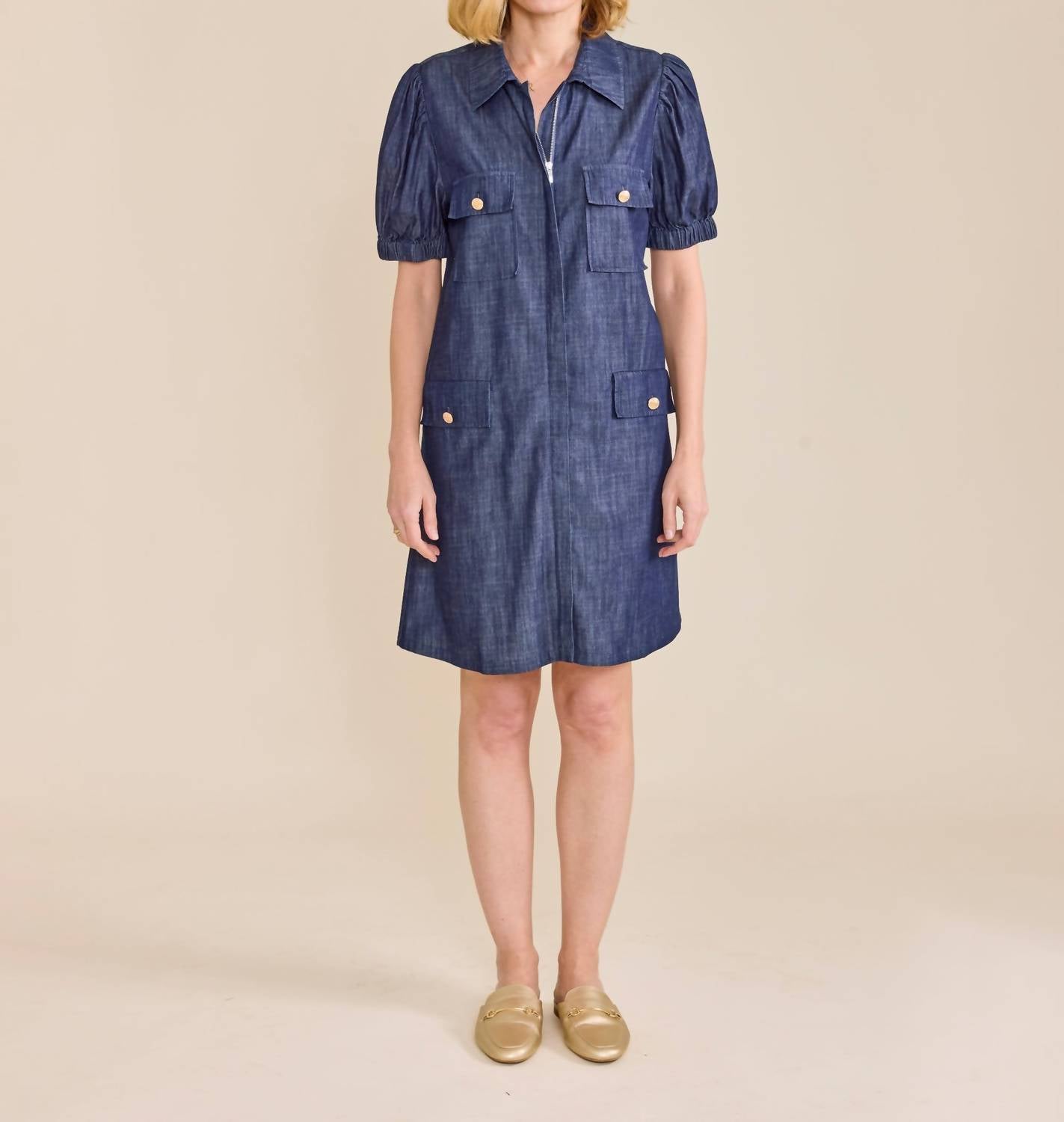 

Платье Celine из денима S'edge, цвет denim