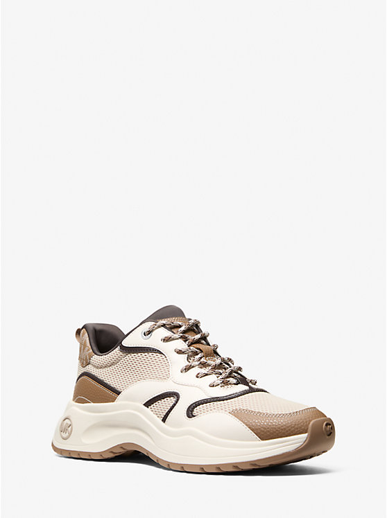 

Кроссовки Levie из комбинированных материалов Michael Kors, Lt Sand Mlti