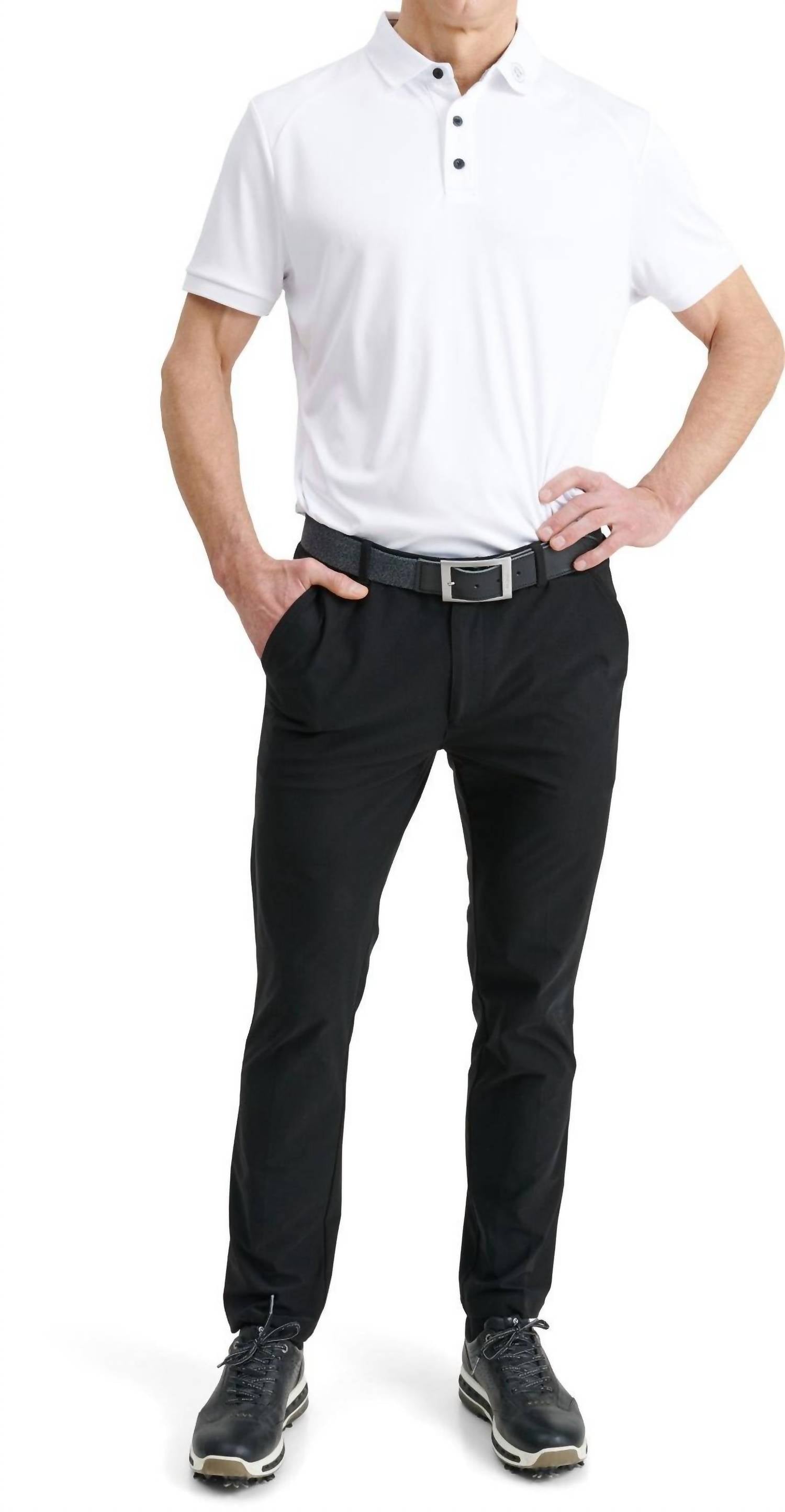 

Мужская рубашка-поло Hammel Drycool белого цвета Abacus Sportswear US