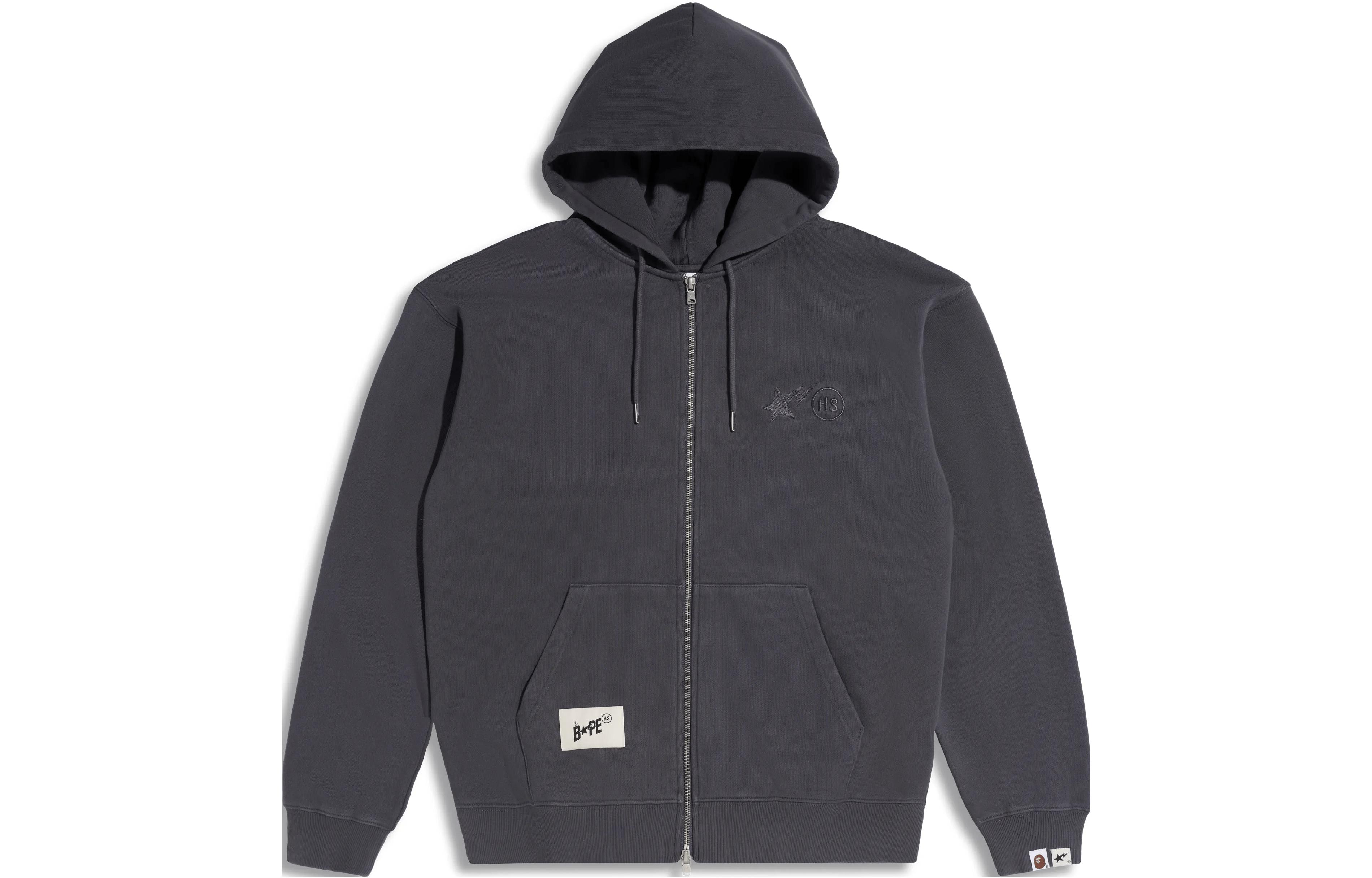 

Толстовка highsnobiety fw23 мужская charcoal gray A BATHING APE, серый