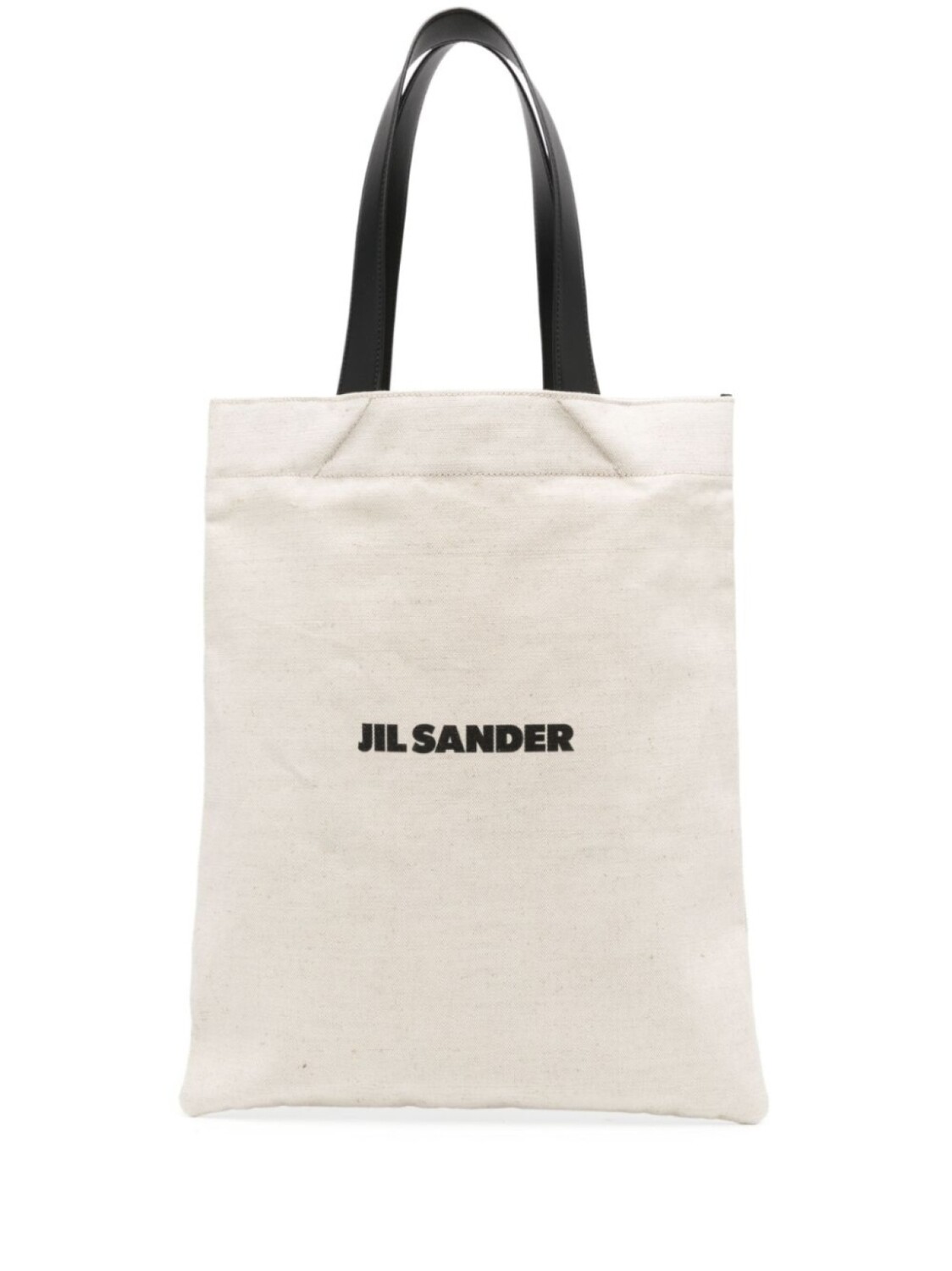 

Jil Sander большая сумка-тоут с логотипом, нейтральный цвет
