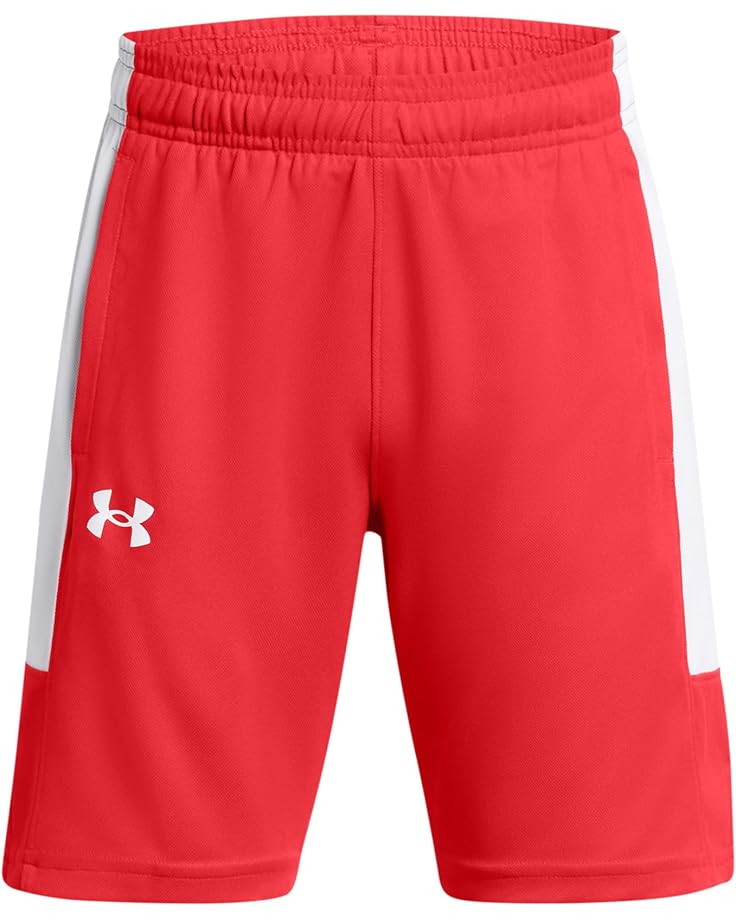 

Шорты Under Armour Kids Baseline Basketball Shorts, цвет Red/White