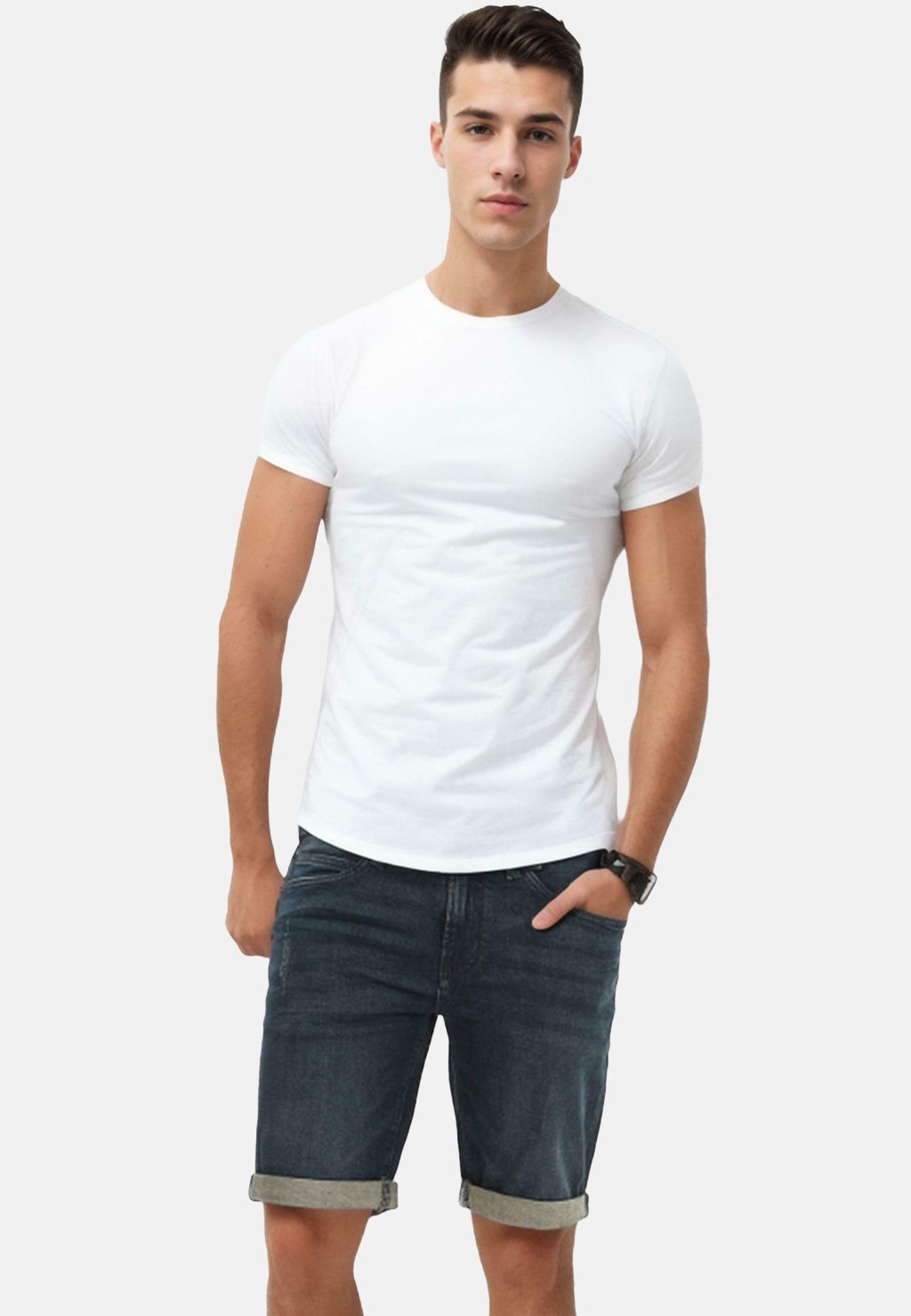 

Джинсовые шорты INDICODE JEANS, синий