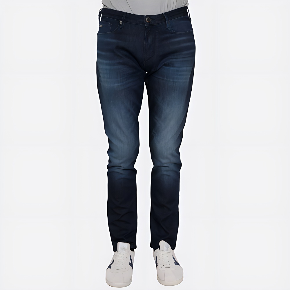 Джинсы JO6 Skinny EMPORIO ARMANI, темно-синий — фото 3