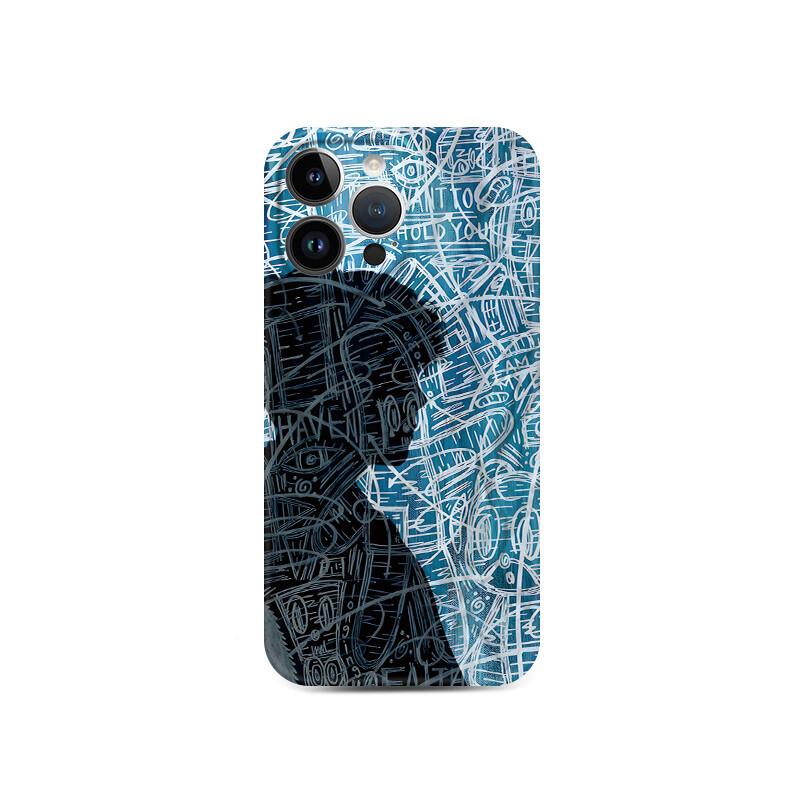 

Чехол для телефона LANGOU, Pleated frosted shell - Shadow Boy