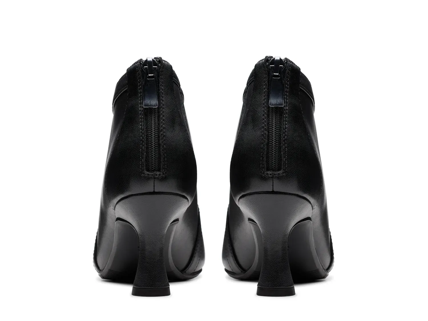 Ботильоны женские Clarks Kataleyna Sol кожаные на тонком каблуке, черный — фото 3
