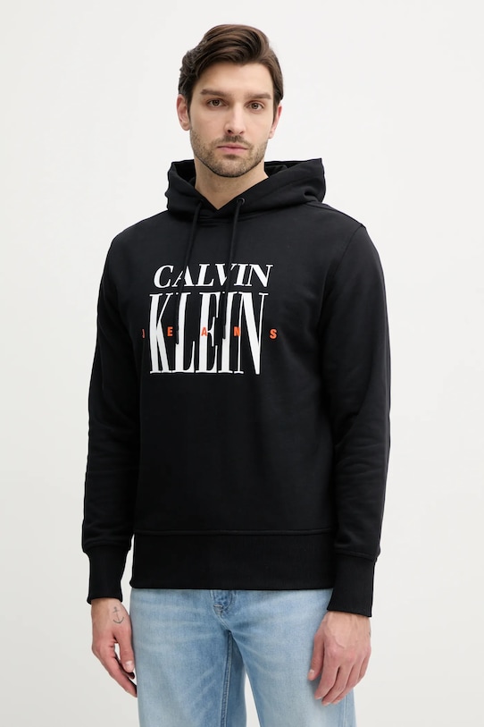 

Хлопковая толстовка Calvin Klein Jeans, черный