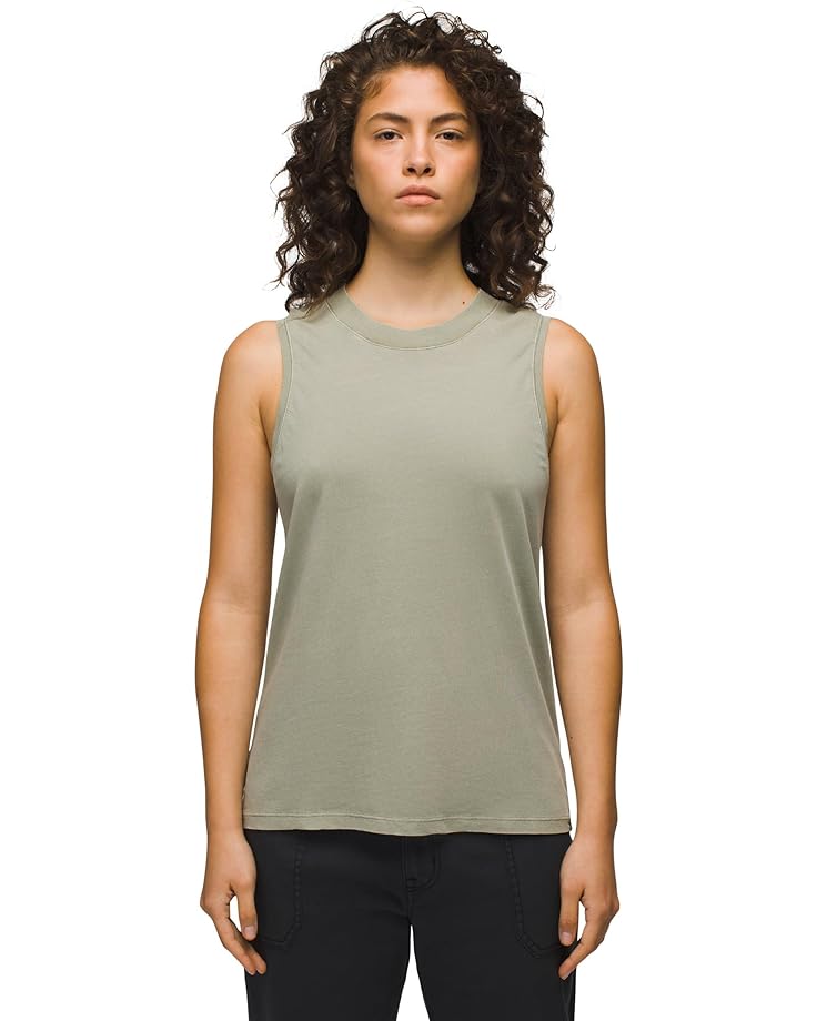 

Майка Prana Everyday Vintage Washed Tank, цвет Juniper Green