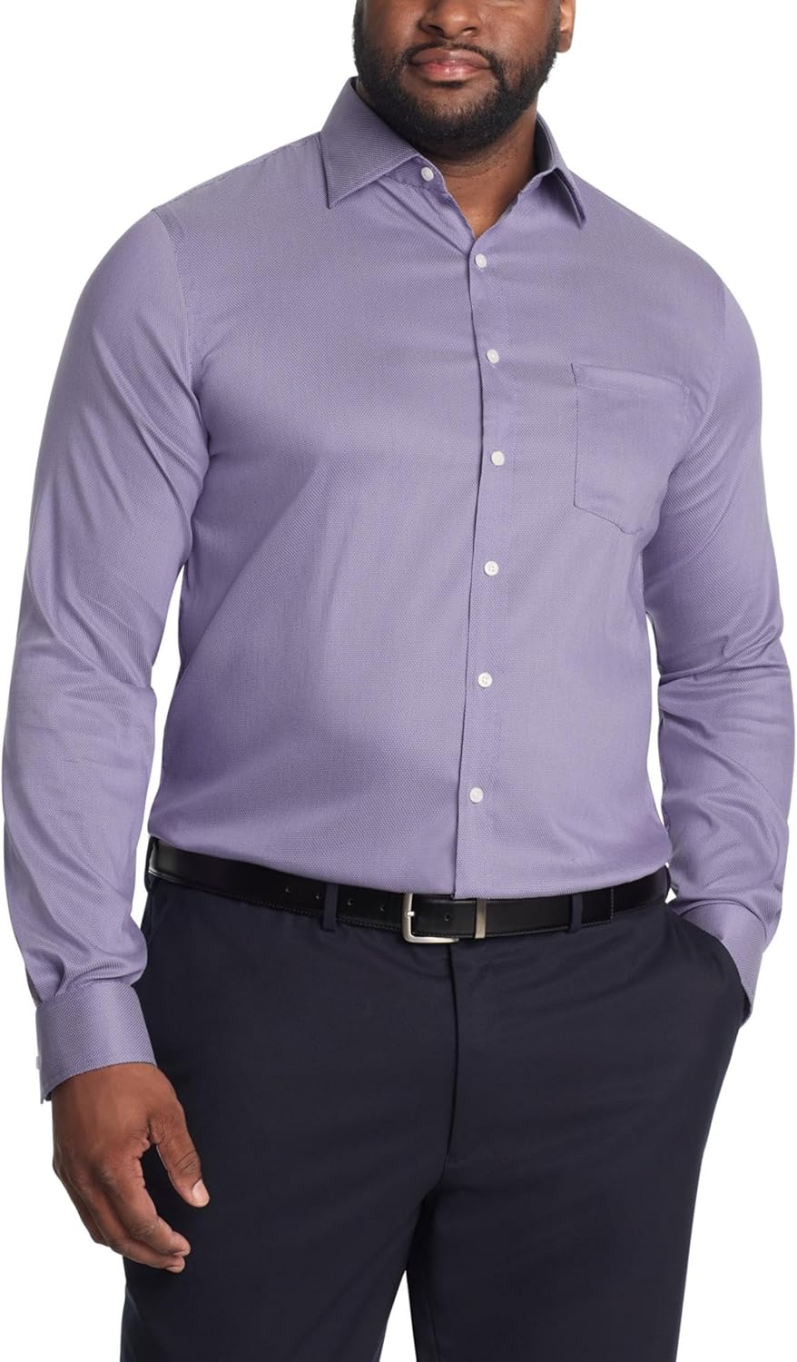 

Мужская рубашка Michael Kors, дорожная, эластичная, для высоких, (для больших и высоких), Purple Haze