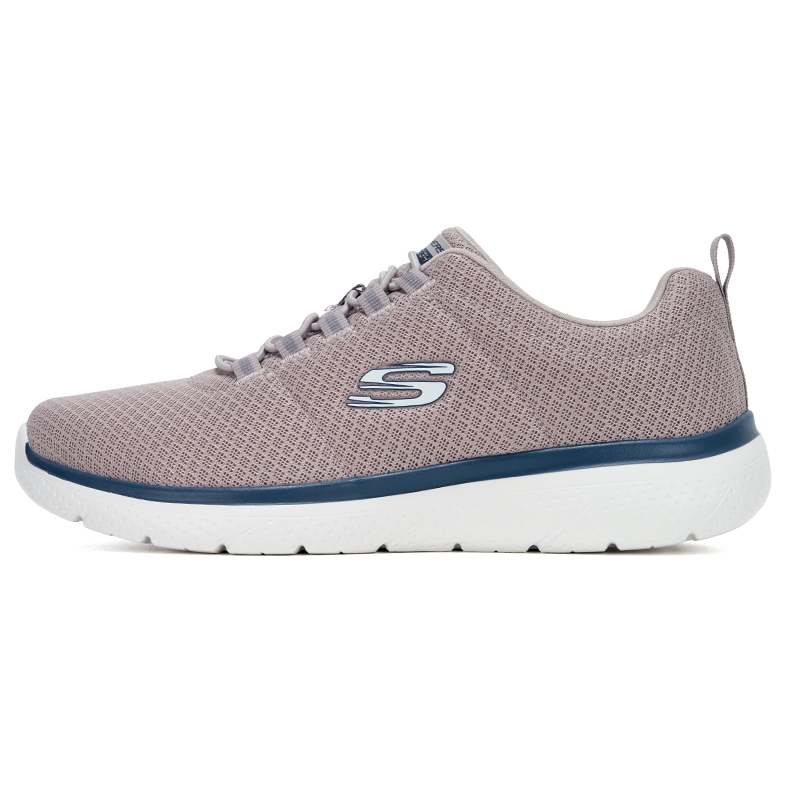 

Дышащие и легкие низкие повседневные туфли для мужчин Skechers, Blue Pink