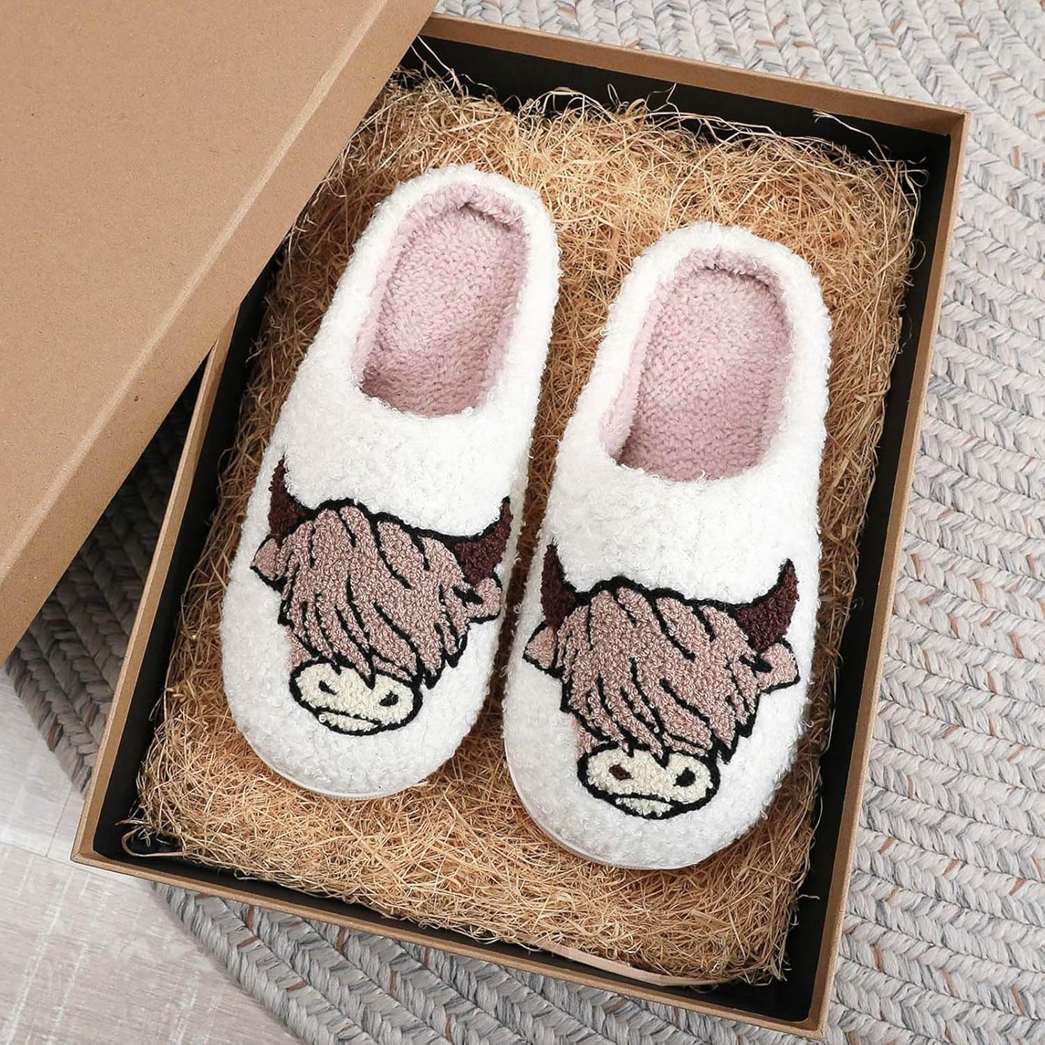 Тапочки JYSwoshoe с ворсом для женщин и мужчин, удобные домашние тапочки с памятью формы, мягкие плюшевые, теплые тапочки для дома и улицы, I 1 — фото 3