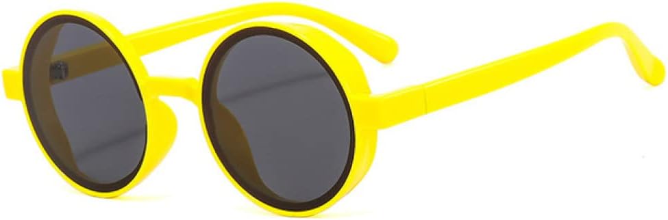 

Популярные модные круглые солнцезащитные очки для женщин в стиле ретро-панк, трендовые желто-оранжевые солнцезащитные очки для мужчин, защита от УФ-излучения UV400 MTZJH, Yellow Grey