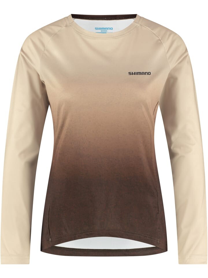 

Лонгслив SHIMANO Long Sleeve Jersey Woman's SAIKO warm, бежевый