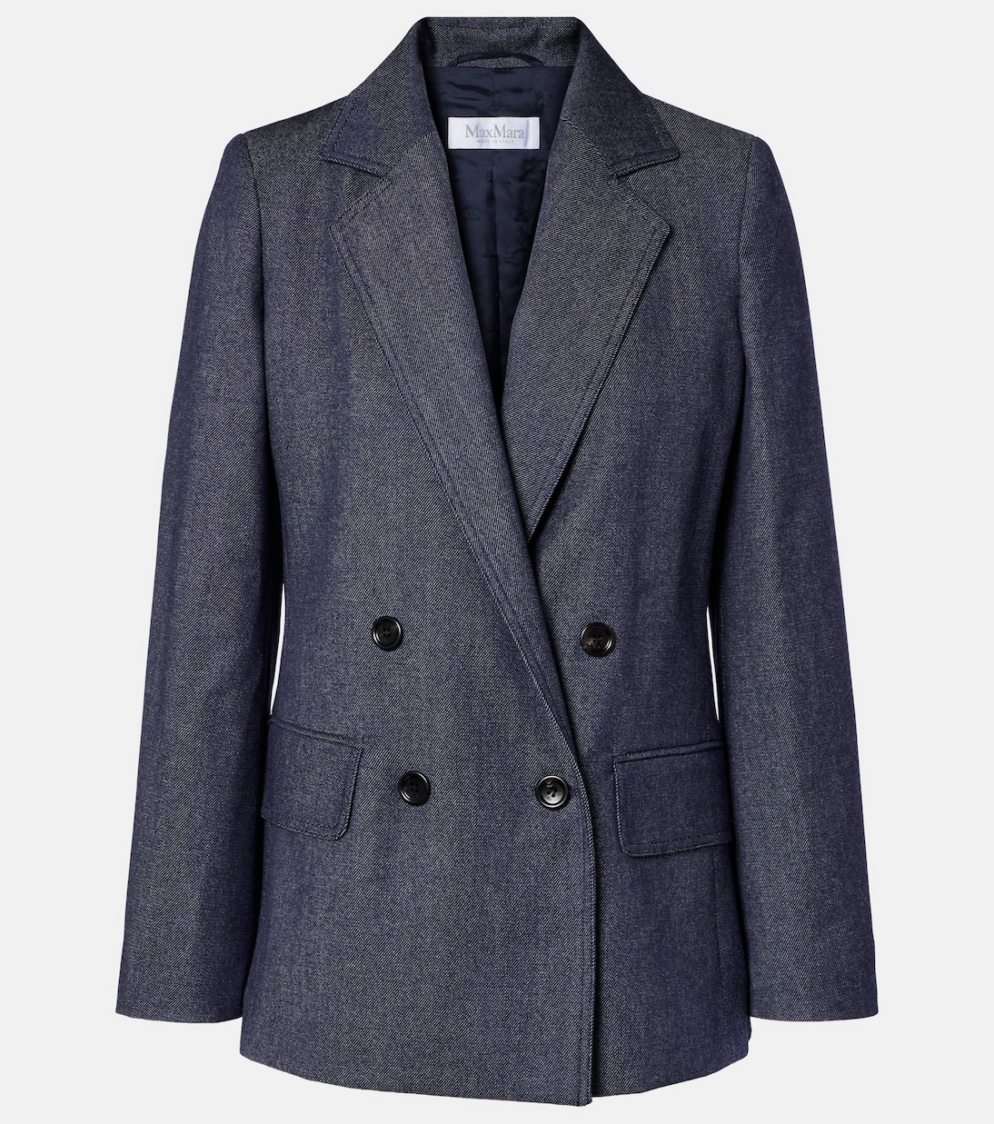 

Жакет из чистой шерсти Locarno Max Mara, Blu Marino/B.Co