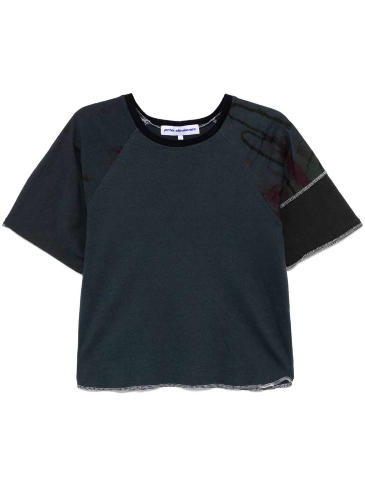 

Футболка со вставками Stain Shade, синий