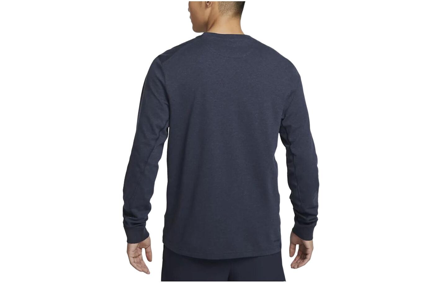 Футболка PRIMARY DRI-FIT мужская цвет обсидиан Nike, цвет Obsidian — фото 2
