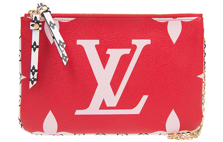 

Почетт Двойная Молния Монограмм Гигант Красный/Розовый LOUIS VUITTON