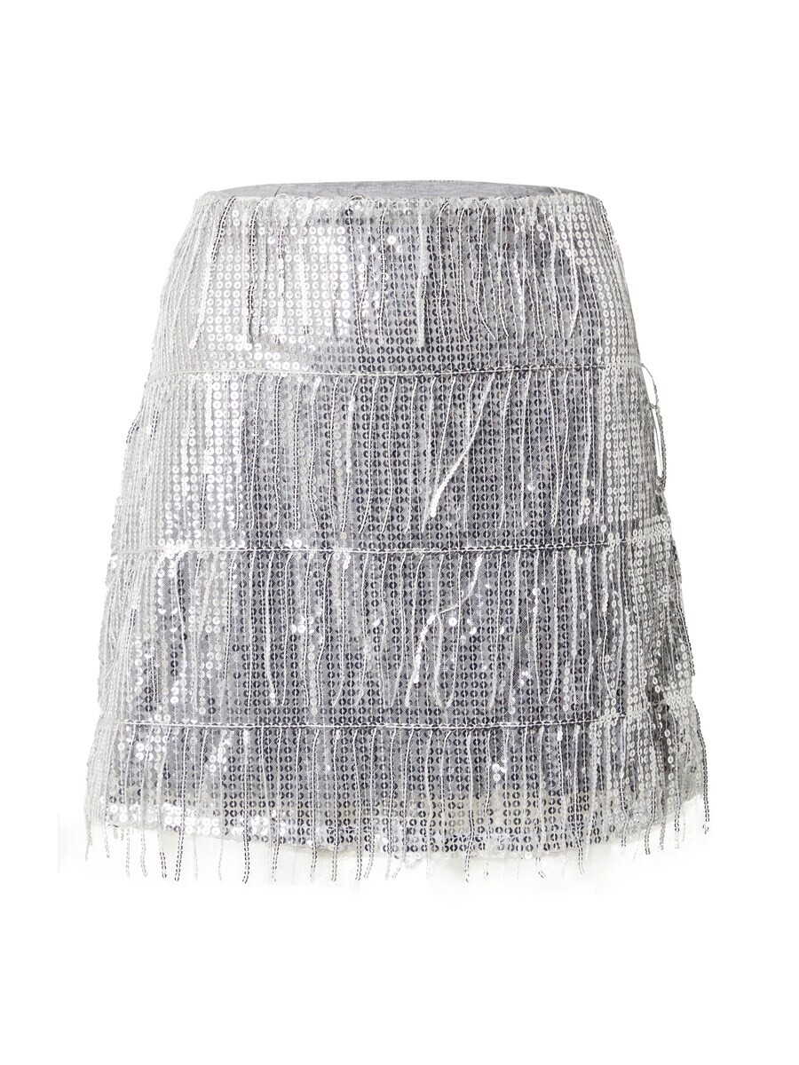 

Юбка мини OBJECT Skirt, серебряный