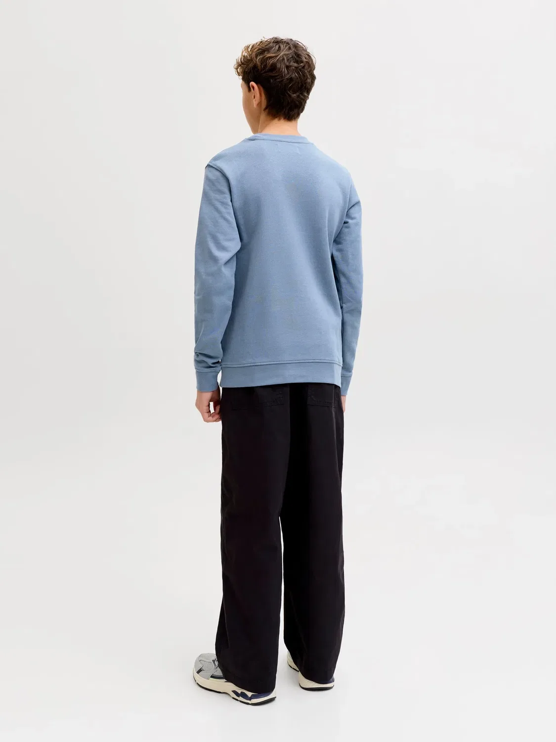 Свитшот с принтом, JACK & JONES Junior, blue mirage — фото 3