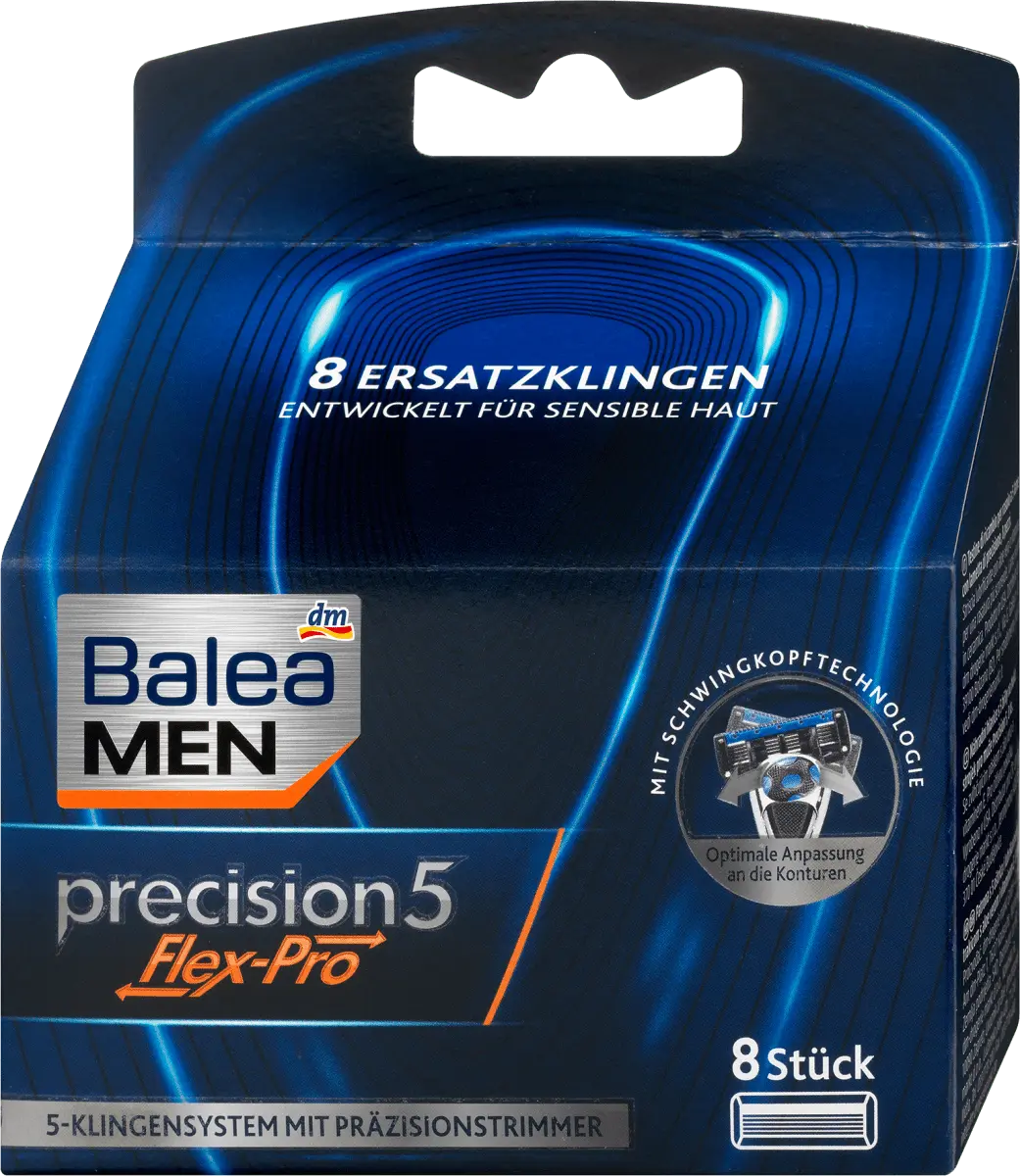 

Лезвия для бритвы Precision5 Flex-Pro 8 шт. Balea