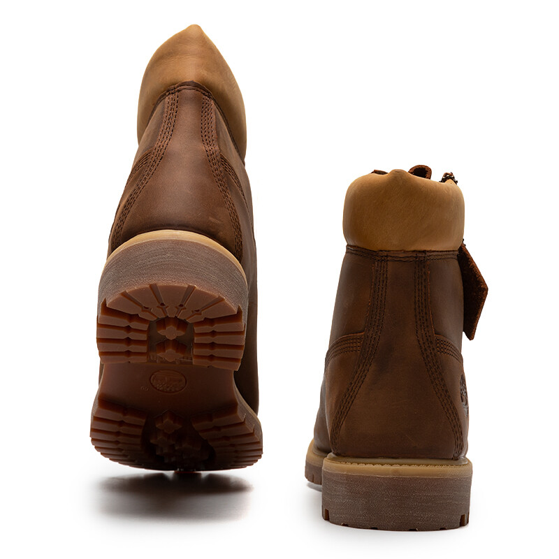Ботинки мужские Timberland Martin высокие на шнуровке, коричневый — фото 4