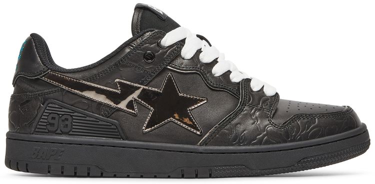 

Кроссовки BAPE Sk8 Sta Low 'Black', черный