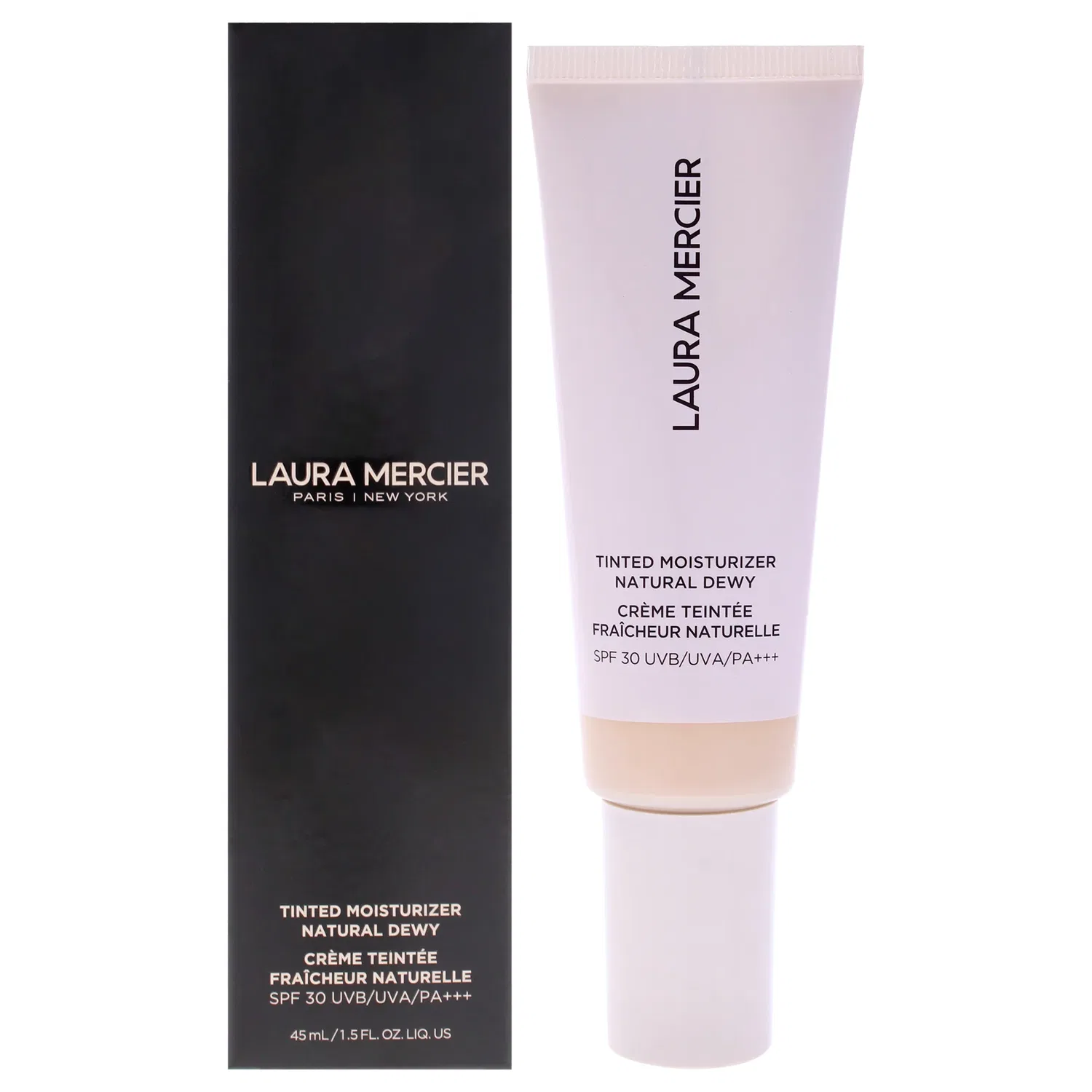 Увлажняющий тонирующий крем Natural Dewy SPF 30 - 0N Silk от Laura Mercier для женщин - 1,5 унции (42 г), 1.5 Oz