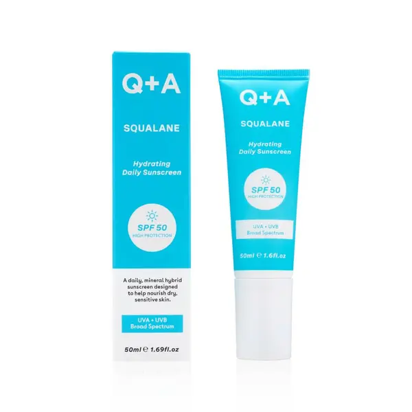 Крем для лица SPF50 Q+A Увлажняющий для лица со скваланом и, Squalane hydrating — фото 3