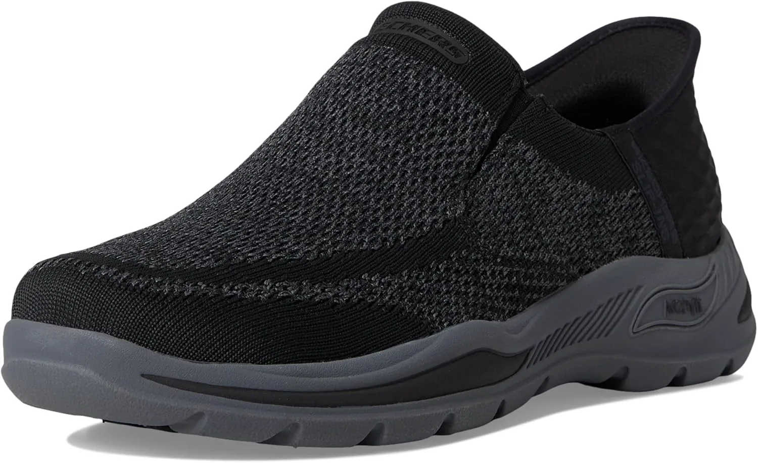 Skechers Mens Arch Fit Motley - Atlee, черный — фото 2