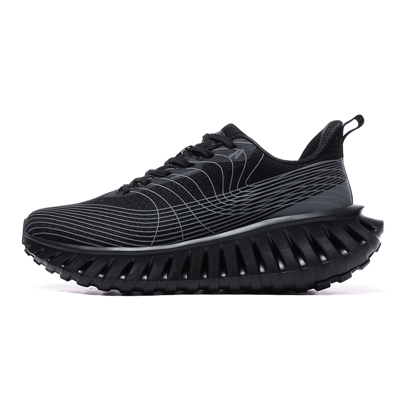 

N·HOT Амортизирующие нескользящие дышащие низкие кеды для бега Unisex Black Knight, цвет Black Knight