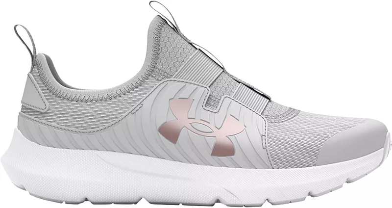 

Детские слипоны Under Armour Outhustle 2 для дошкольников, серый