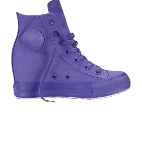 

Кроссовки Converse Wmns Chuck Taylor Platform Plus Wedge Hi 'Purple', фиолетовый