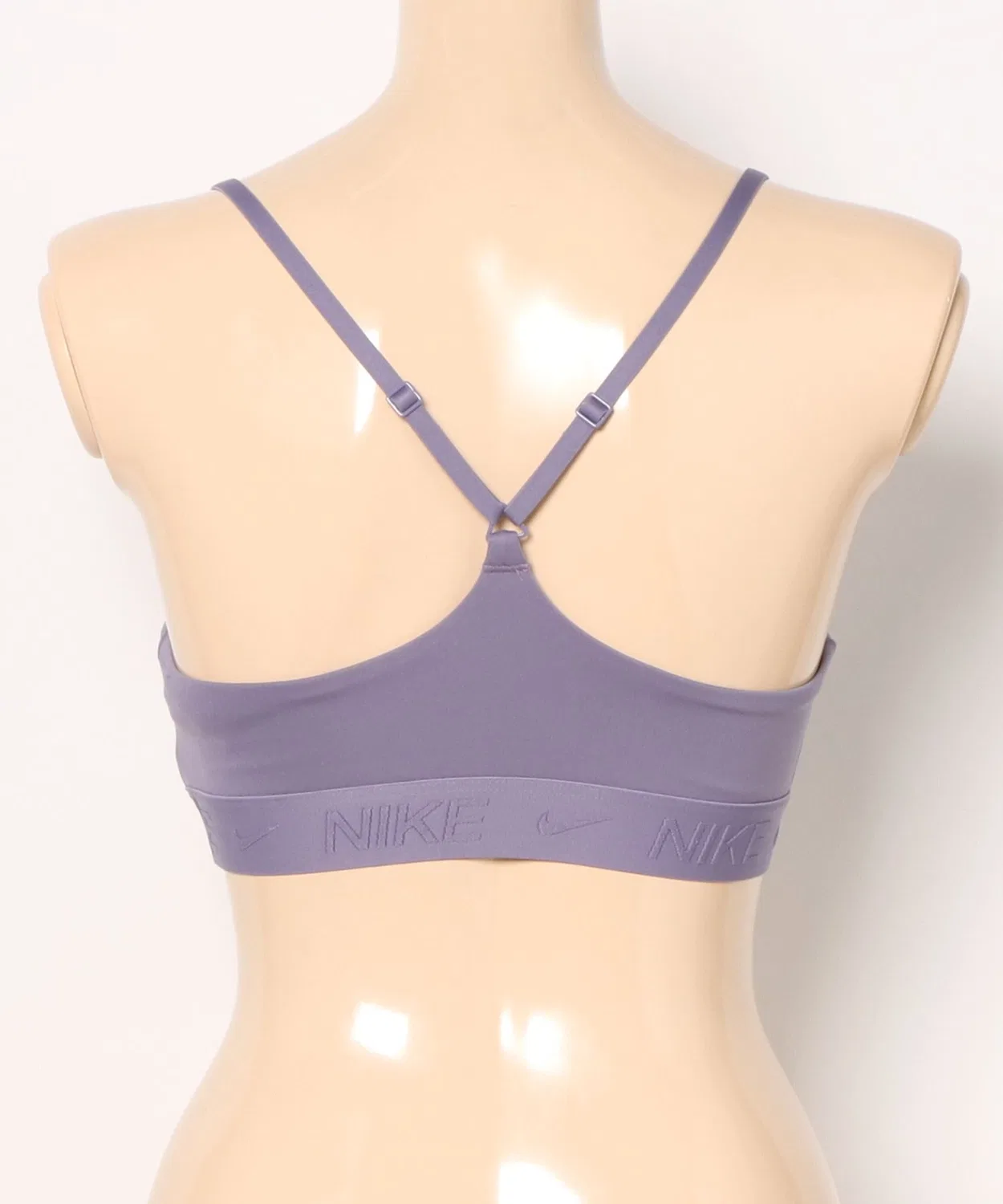 Спортивный бюстгальтер Nike Dri-FIT Light Support индиго фиолетовый — фото 3
