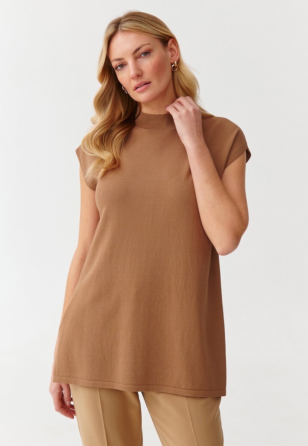 

Футболка базовая LENO TATUUM, цвет beige
