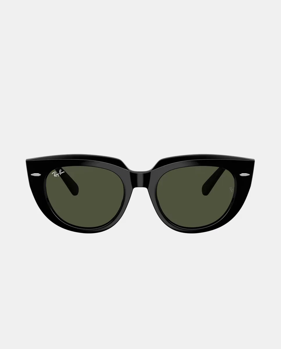 

Женские квадратные солнцезащитные очки серого цвета с инжекцией Ray-Ban, чёрный