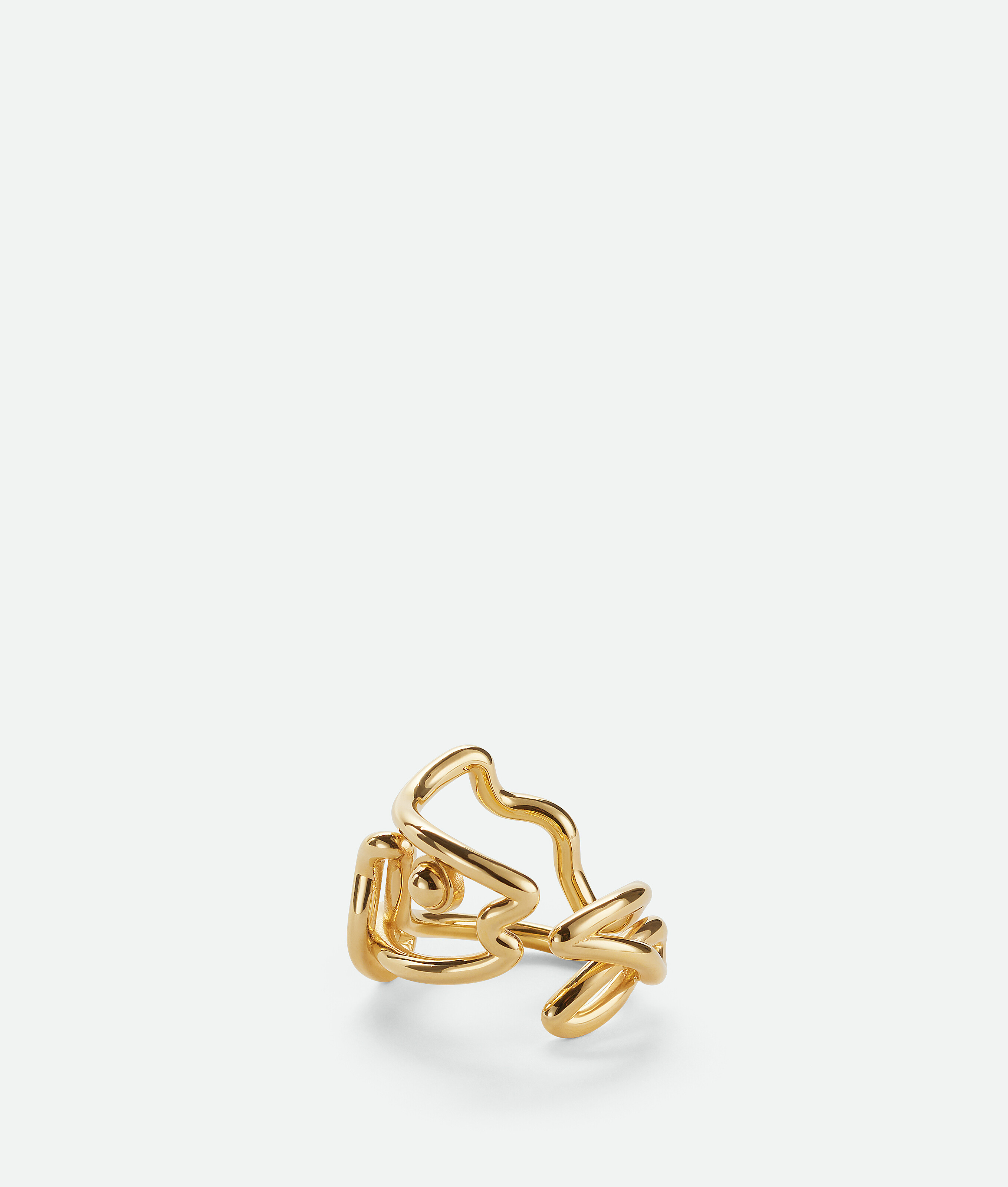 

Fish ring BOTTEGA VENETA, желтое золото
