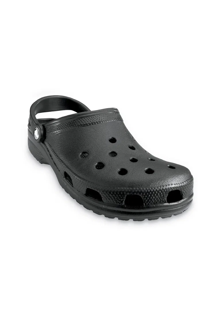 Сандалии, модель: Classic Clog Crocs, цвет: черный — фото 2
