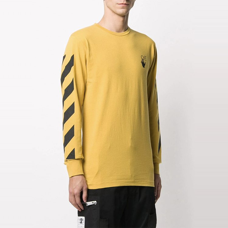 OFF-WHITE Офф-уайт FW20 толстовка мужская желтая — фото 4
