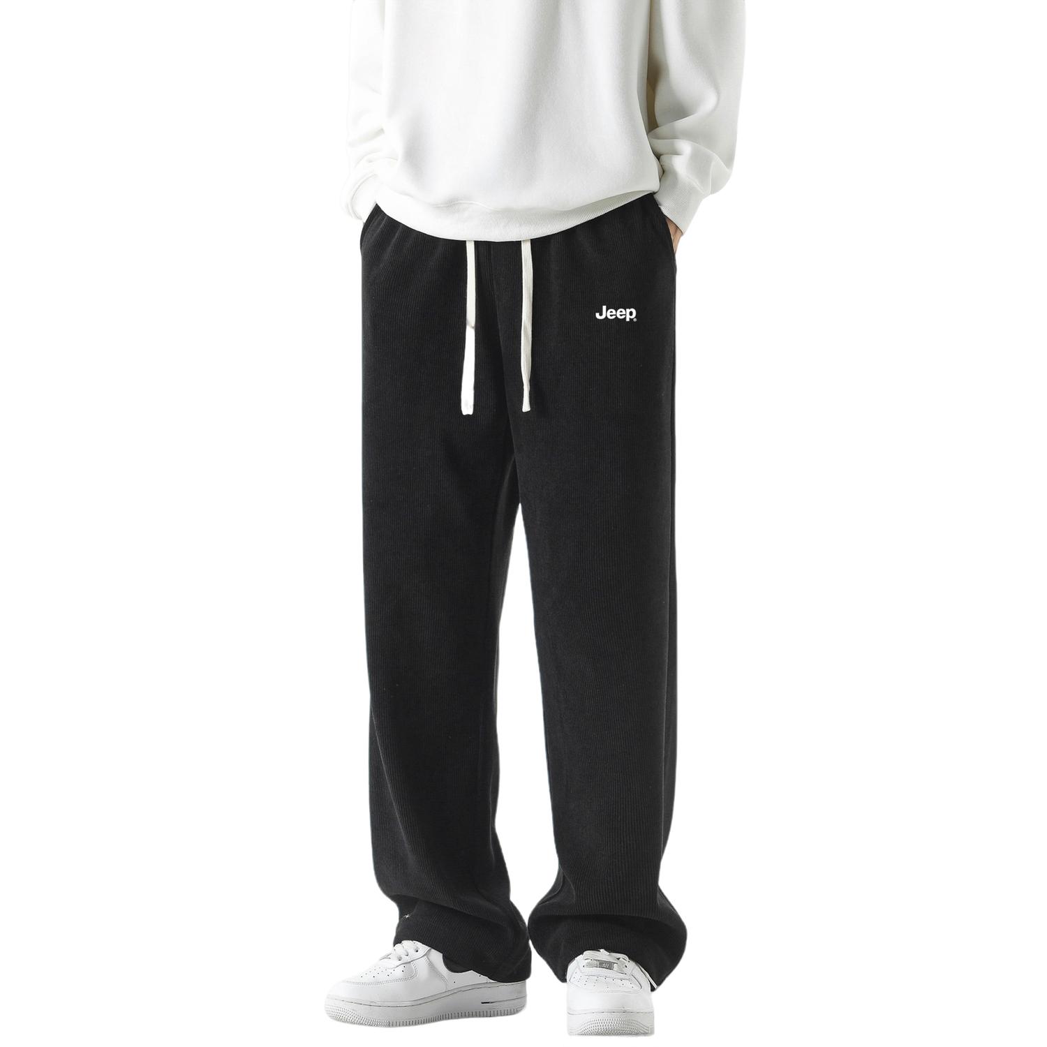 

Повседневные брюки унисекс Jeep, черные (утепленная версия с флисовой подкладкой)