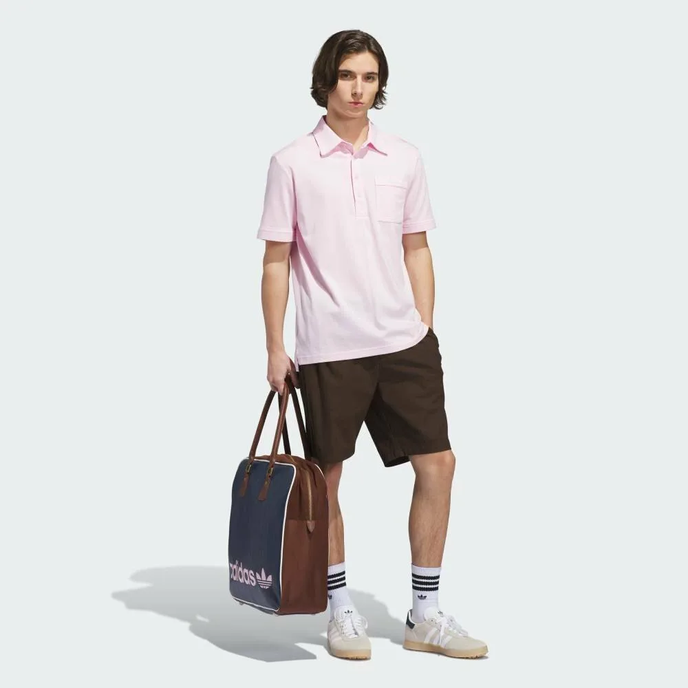 Футболка с коротким рукавом и нагрудным карманом Adidas, pink — фото 3