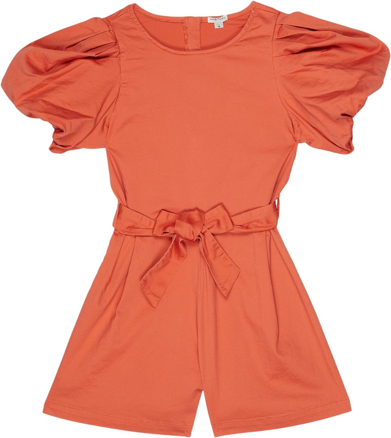 

Комбинезон HABITUAL girl Exaggerated Puff Sleeve Romper, цвет Rust