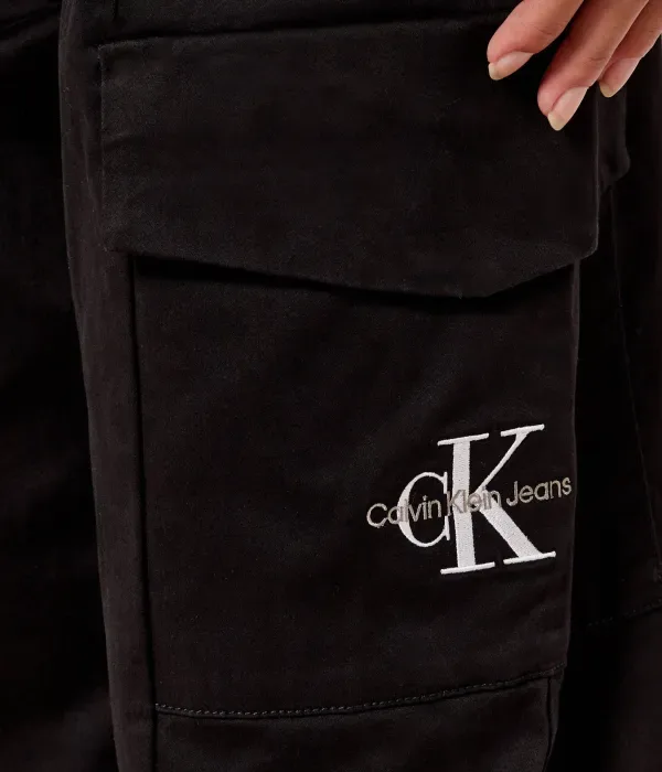 Брюки-Карго loose fit Calvin Klein Jeans, черный — фото 4