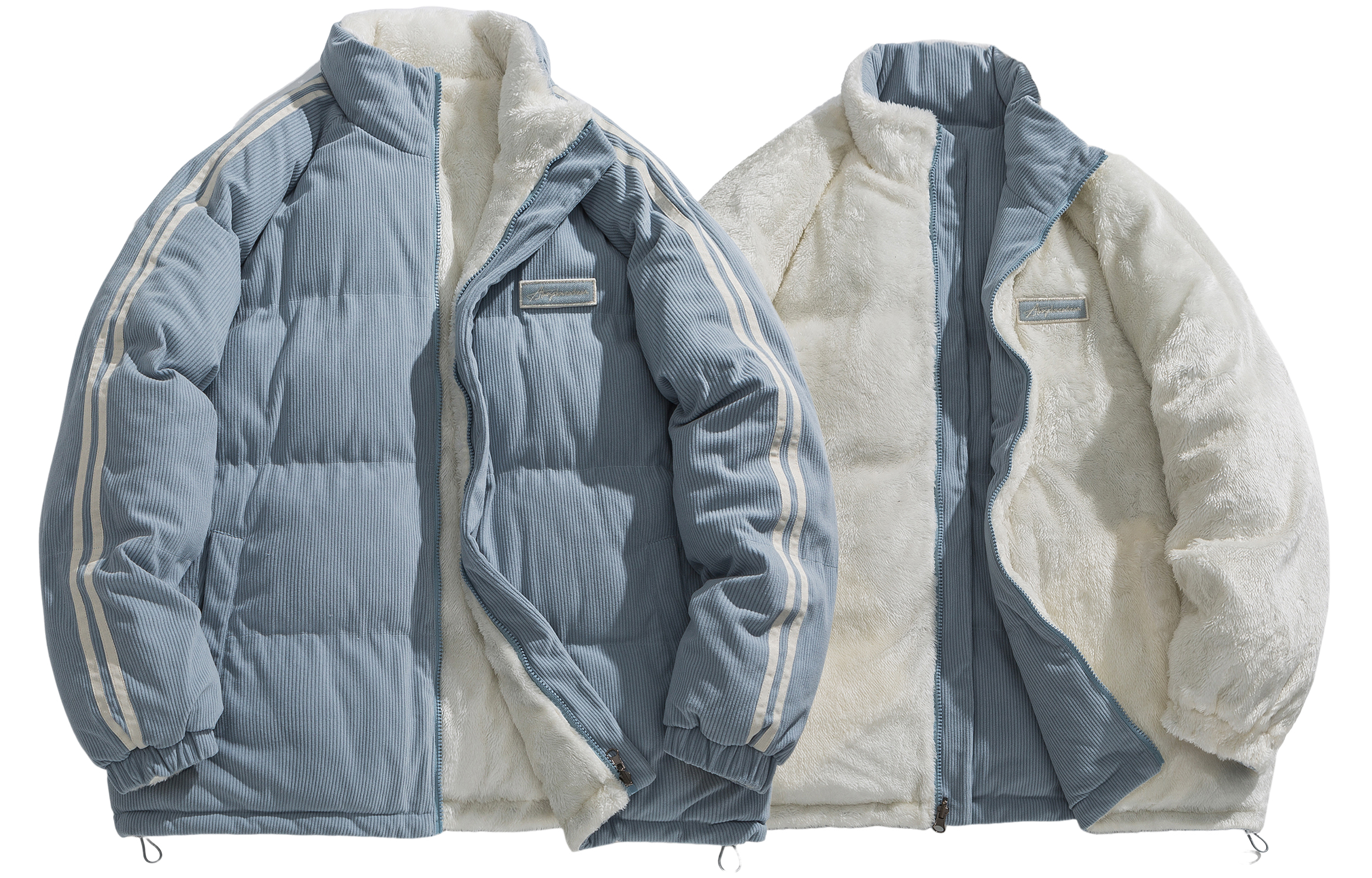 

WARRIOR Пуховик унисекс Huichao Open Ended Smile Collection, Moon Blue