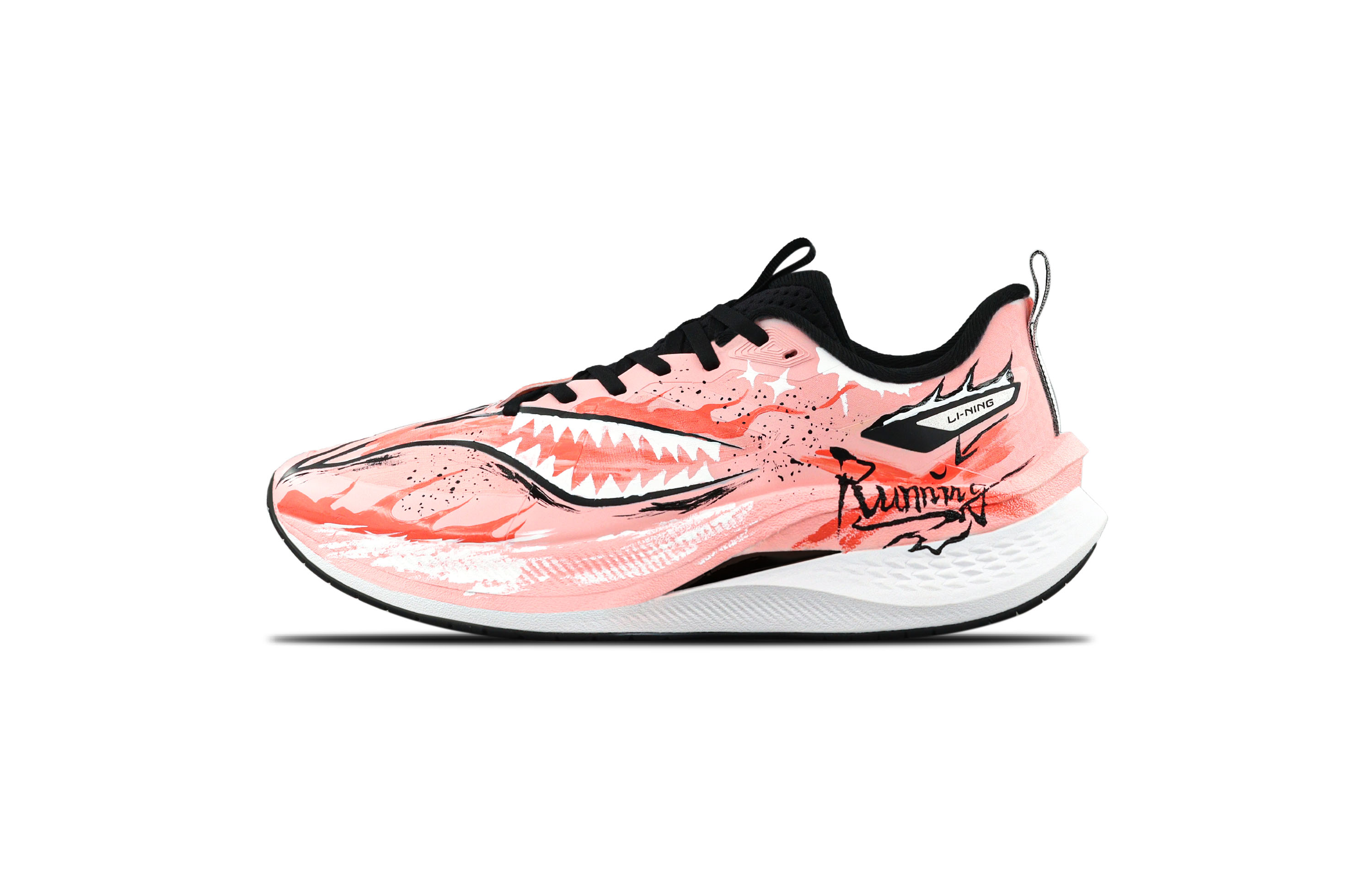 

LINING Кроссовки для бега Red Hare 7 Pro, мужские, низкие, белые/розовые